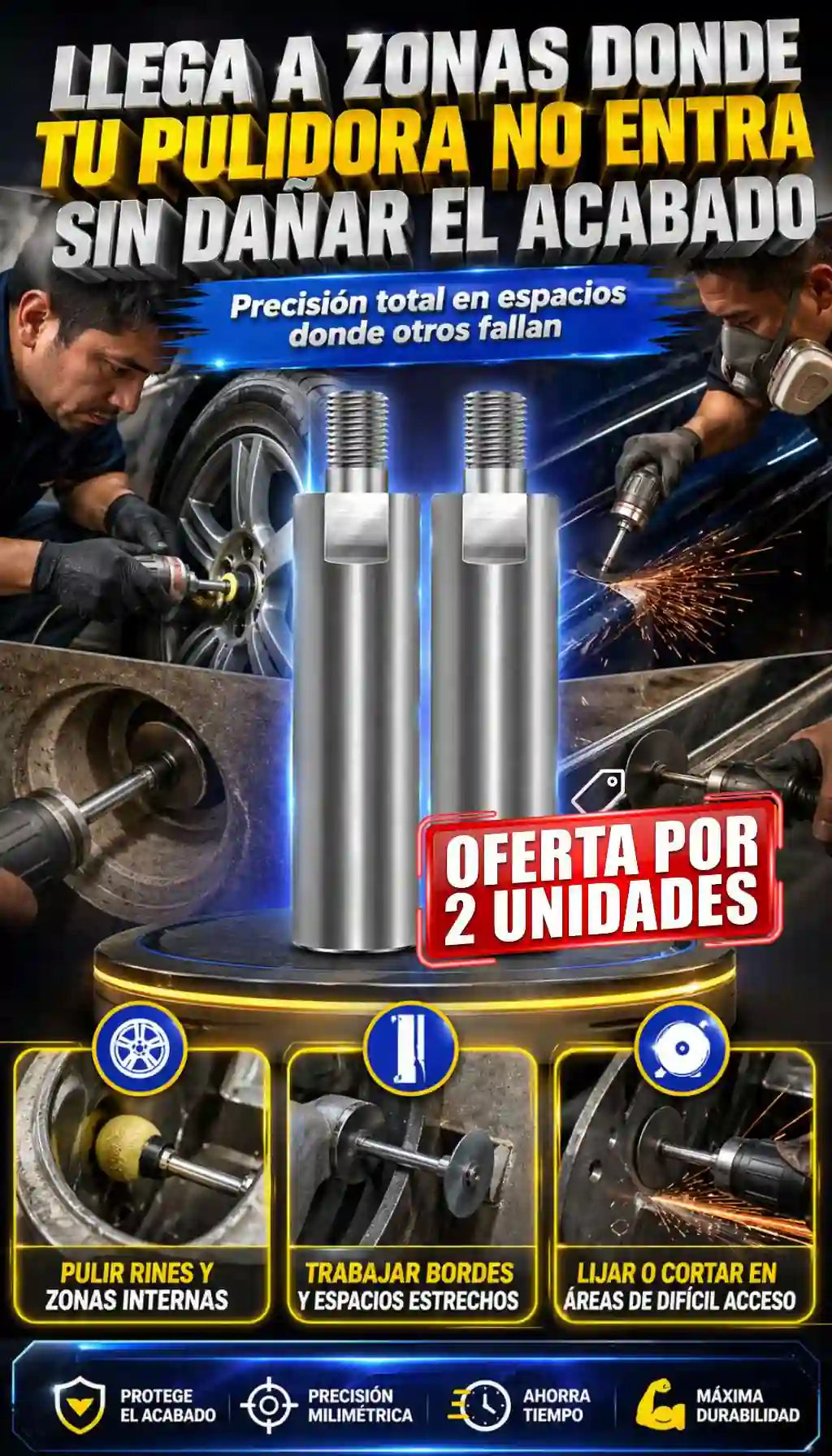 EXTENSOR PRO M14 OFERTA X 2 UNIDADES | Acceso total. Acabado profesional