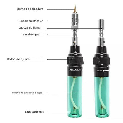 MINI SOLDADOR A GAS PORTÁTIL