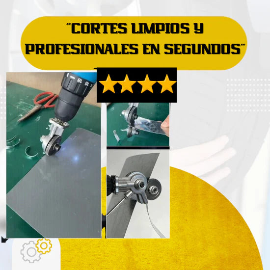 CUTTERPRO™ adaptador de corte de metal para taladro (NO INCLUYE EL TALADRO)